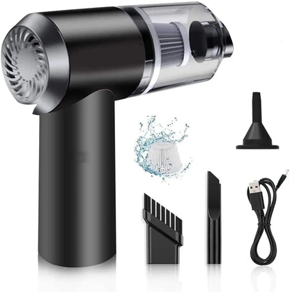 3-in-1 Portable Car Vacuum Cleaner or Air Duster