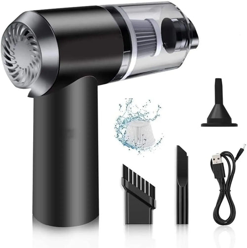 3-in-1 Portable Car Vacuum Cleaner or Air Duster